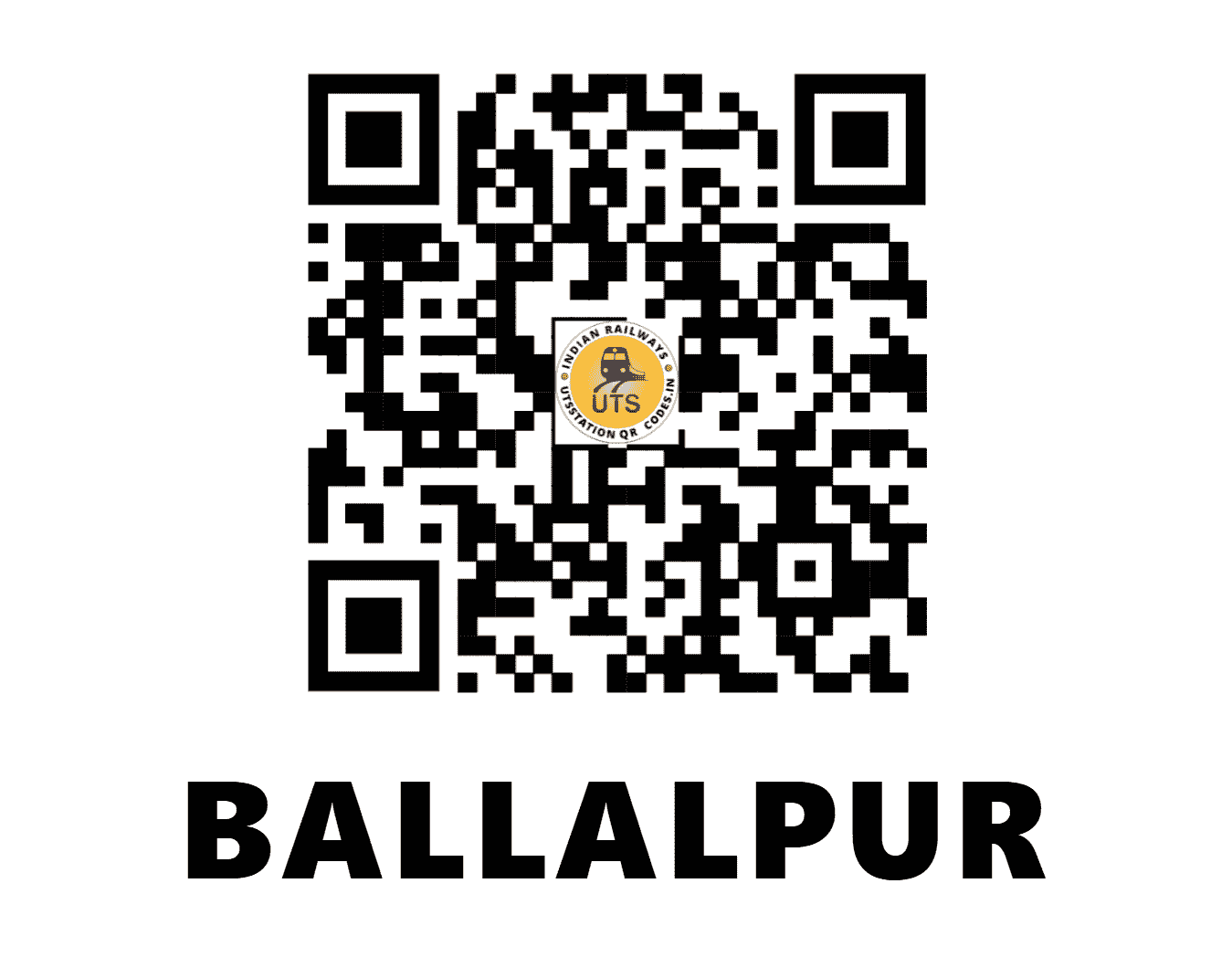 UTS QR Code for BALLALPUR - BPBS - ER (WEST BENGAL)